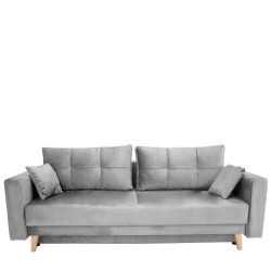 Kanapa KXSCA z funkcją spania 220x98 cm jasnoszara
