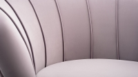Fotel wypoczynkowy do salonu szaroróżowy FOMOL 2