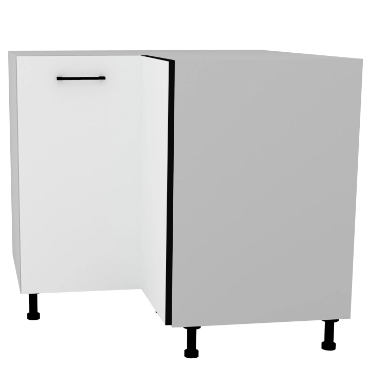 Szafka kuchenna stojąca narożna jednodrzwiowa prawa 90/90cm ECO PLUS