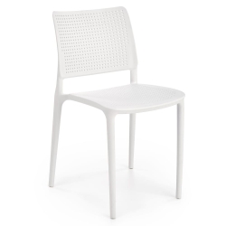 Krzesło ogrodowe K514 metalowe białe 