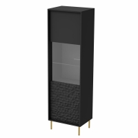 HLBUL W-1 elegancka nowoczesna futurystyczna witryna glamour 3D efekt na froncie czarno złota efektowna.jpg