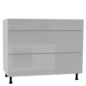 Szafka kuchenna stojąca z szufladami trzyszufladowa 100 cm SOLER 3S (ModernBox)