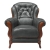 KevoLuxury Fotel skórzany pikowany drewno elegancki styl angielski toscana-010 front.jpg