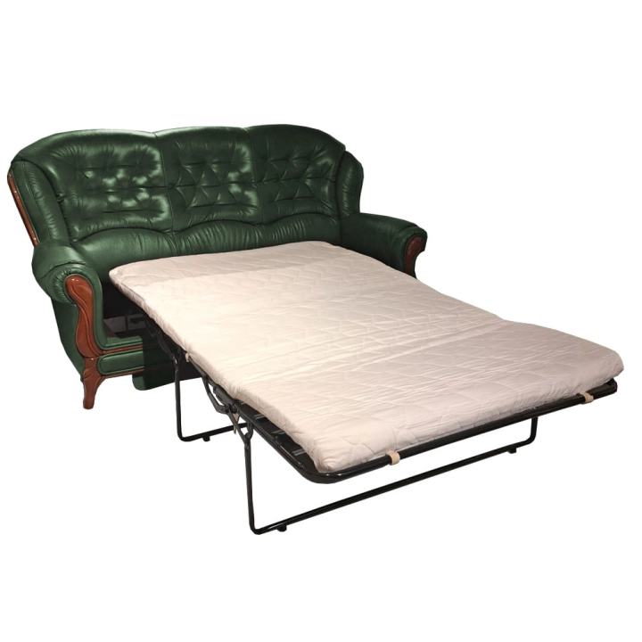 sofa luksusowa styl angielski KevoLuxury dkóra toscana a-880 butelkowa zieleń funkcja spania.jpg