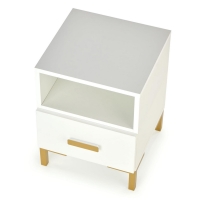 Szafka nocna glamour biało złota SYLWIA II z szufladą.jpg
