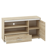 Szafka RTV pod telewizor 120cm 1D1S sonoma jasna MNAV WNĘTRZE BOK-min.jpg