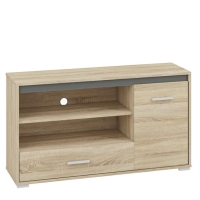 Szafka RTV pod telewizor 120cm 1D1S sonoma jasna MNAV BOK GRAFIT-min.jpg