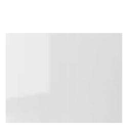 Front nadstawki szafy modułowej AGATA 50x38 cm biały połysk akryl - szeroki (S)