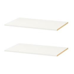 Półki do szafy modułowej AGATA 75 cm - płytka dodatkowa półka  (komplet 2 szt.)