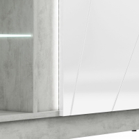 Biała szafka RTV pod telewizor komoda 150cm DETAL 2-min.jpg