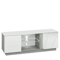 Biała szafka RTV pod telewizor komoda 150cm BOK-min.jpg