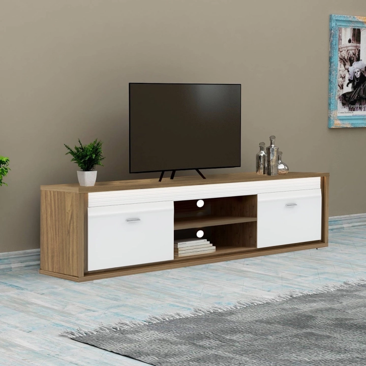 Szafka RTV pod telewizor biały połysk 165cm MNDA ARANŻACJA-min.jpg