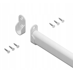 Drążek do szafy modułowej AGATA biały 100 cm