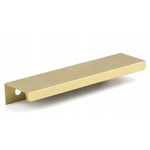 Uchwyt krawędziowy EDGY mosiądz do szaf modułowych AGATA 180 mm