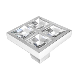 Uchwyt CRISTAL do szaf modułowych AGATA 27 mm kryształki