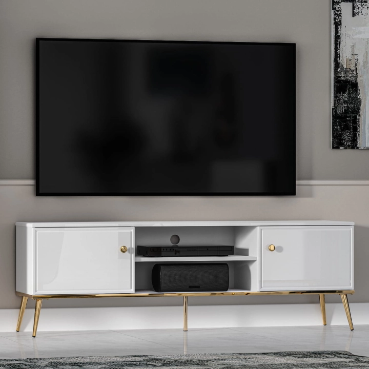 Szafka RTV pod telewizor biały połysk 160cm MNGOL ARANŻACJA-min.jpg