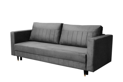 Kanapa ANBEL z funkcją spania 232x98 cm szary