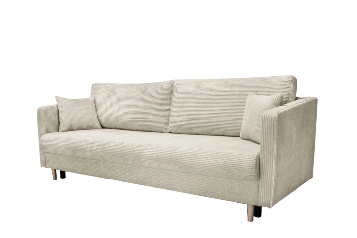 Kanapa ANLAZ z funkcją spania 217x102 cm waniliowy