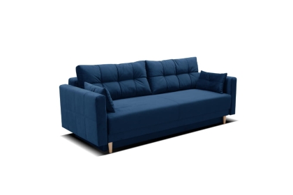 Kanapa ANLEN z funkcją spania 216x91 cm ciemny szafir
