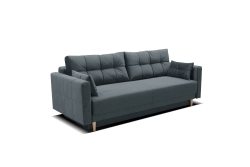 Kanapa NELA z funkcją spania 216x91 cm szary