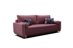 Kanapa PUMA z funkcją spania 215x92 cm różowy