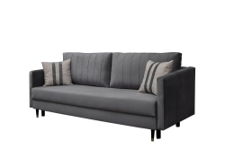 Kanapa ANRIV z funkcją spania 218x96 cm błękitny popiel