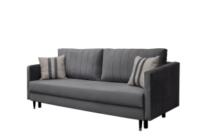 Kanapa ANRIV z funkcją spania 218x96 cm błękitny popiel