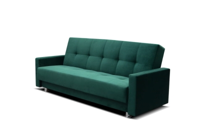 Wersalka ANGRA z funkcją spania 225x88 cm butelkowa zieleń