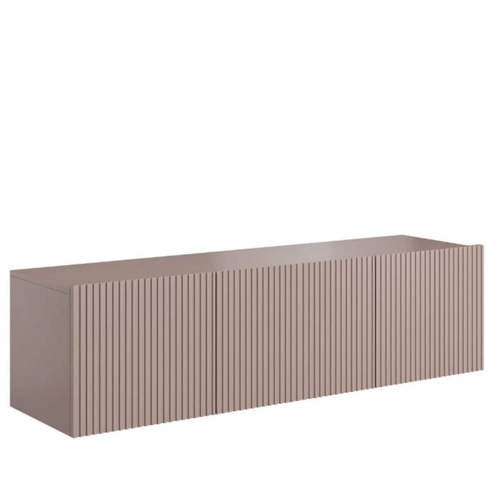 Szafka RTV 2K1SZ antyczny róż wisząca 150x45cm BANIC BOK-min.jpg