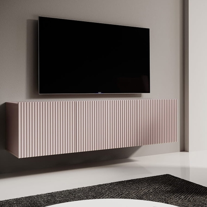 Szafka RTV 2K1SZ antyczny róż wisząca 150x45cm BANIC ARANŻACJA-min.jpg