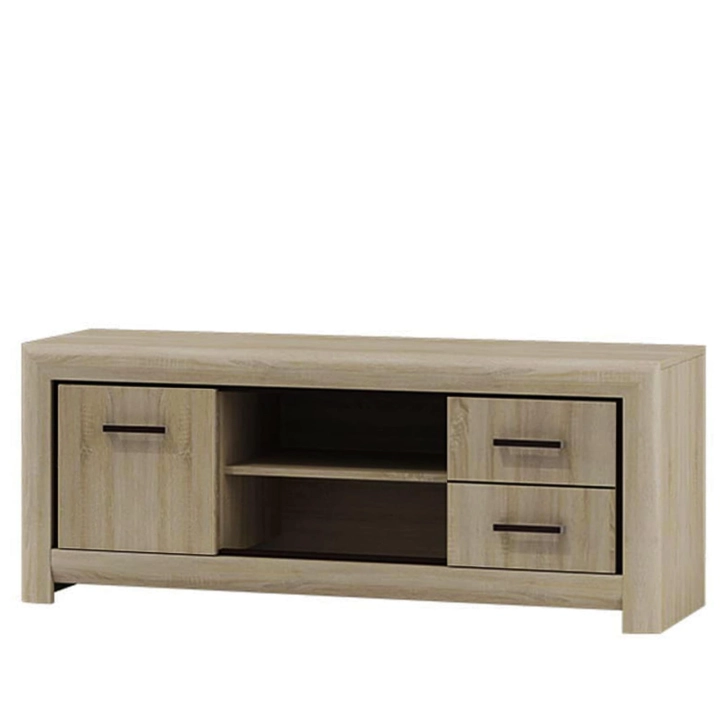 Szafka RTV pod telewizor z szafką  dąb sonoma 150cm GSAM06 1-min.jpg