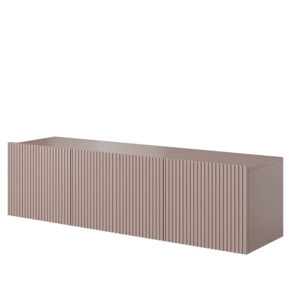 Szafka RTV 2K1SZ antyczny róż wisząca 150x45cm BANIC BOK-min.jpg