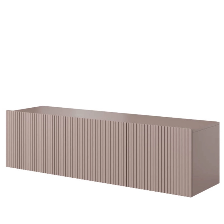 Szafka RTV 2K1SZ antyczny róż wisząca 150x45cm BANIC BOK-min.jpg