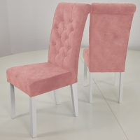 krzesło tapicerowane PICO mono 235 różowe białe nogi guziki.jpg
