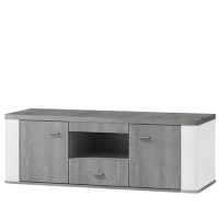 Szafka RTV pod telewizor beton biały 145cm GSPRE02  2-min.jpg