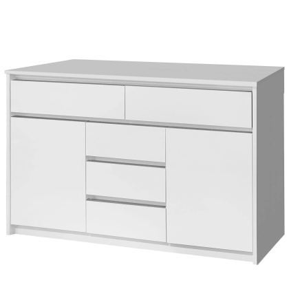 Biała komoda dwudrzwiowa z szufladami 120cm DEXTER 2-min.jpg