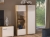 Witryna 92cm MNADA03 L biały połysk/dąb castello 3