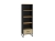 Regał 60cm TYMON 03 dąb craft złoty/czarny/stal premium
