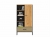 Regał 80cm TYMON 04 dąb craft złoty/czarny/stal premium 2