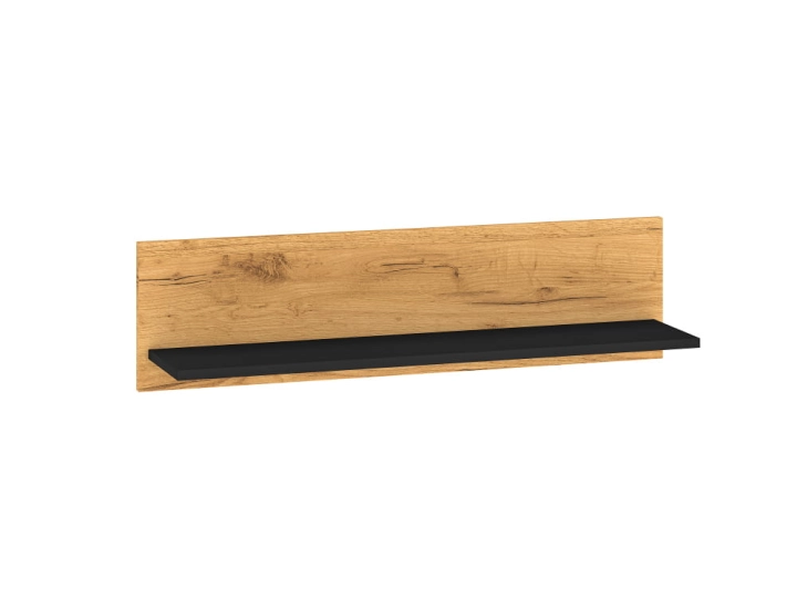 Półka wisząca 110cm TYMON 11 dąb craft złoty/czarny