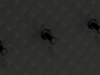 Wieszak tapicerowany 70cm NATALIA 06 czarny 2