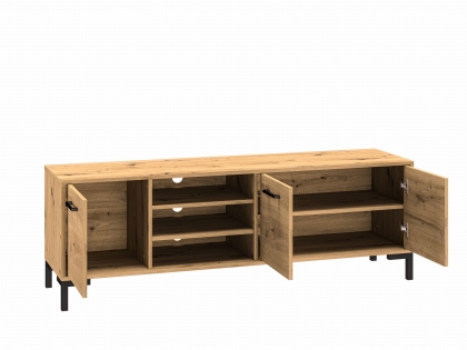 Szafka RTV 155cm NATALIA 20 dąb artisan 1