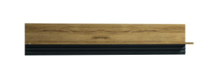 Półka 150cm LAURA 01 antracyt/dąb pradawny
