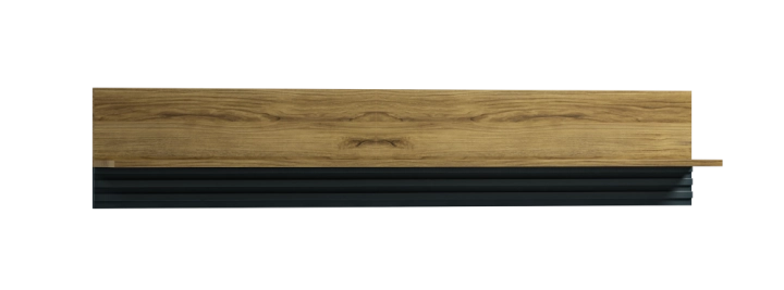 Półka 150cm LAURA 01 antracyt/dąb pradawny