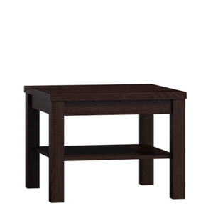 Stolik kwadratowy GROOVE czekolada 65x65 cm