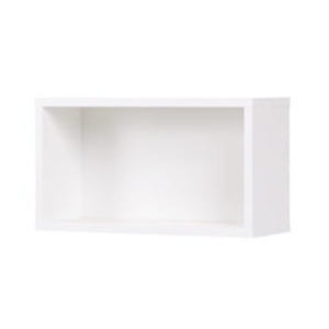 Półka wisząca ścienna MEXO wąska 45 cm biała