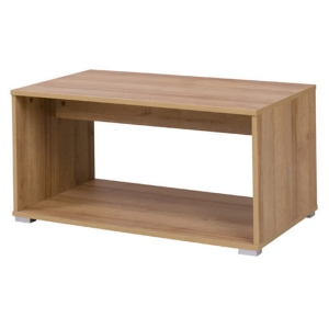 Nowoczesna ława prostokątna MEXO - Dąb riviera 92x51 cm