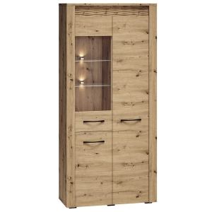 Witryna szeroka MONET 04 dab artisan 92x200 cm