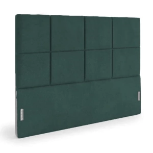 Wezgłowie tapicerowane FLEXI 5 do łóżka modułowego 160x200 cm zagłówek zielone