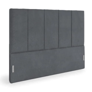 Wezgłowie tapicerowane FLEXI 8 do łóżka modułowego 120x200 cm zagłówek szary